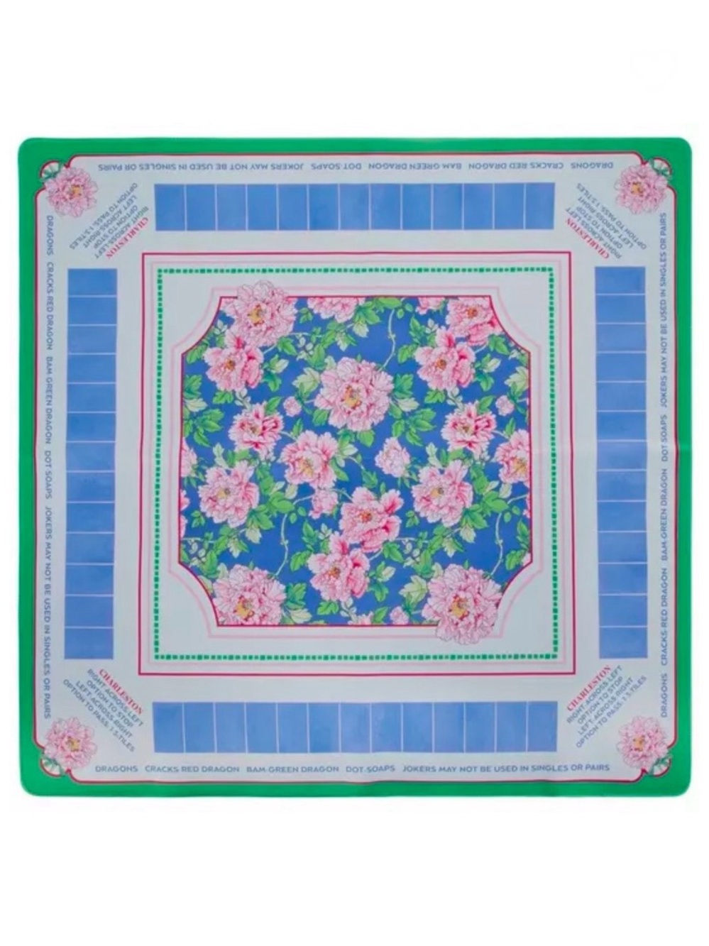 Hobby Lobby Mahjong Playing Mat - Floral Version.  New.  Unopened.